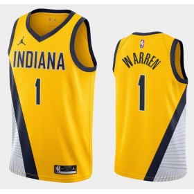 Dres Indiana Pacers T.J. Warren 1 2020-21 Jordan Brand Statement Edition Swingman